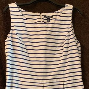 Chaps fit and flare spring floral dress